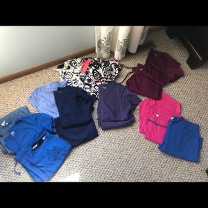 Lot of scrubs small and xsmall